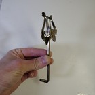 Vintage Brass-tone Lyre Sheet Music Holder Clip - Marching Band - 5 5 Inch