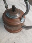 Antique Vintage 1900s Art Nouveau Copper Kettle Watertight For Restoration