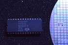 Vintage Silicon Wafer Collectors Set    6551 Serial Interface   Matching Chip 