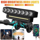 6000lm Super Bright 8led Bike Light Usb Rechargeable Bicycle Front Headlight