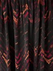 Michael Kors Women Top Size Xl Black Stretchy Elastic Scoop Neck 3 4 Sleeves