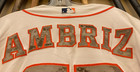Hector Ambriz - 2013 Astros Memorial Day Game Used Jersey - Mlb Authenticated