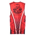 Lg Louis Garneau Pro Men s Tri Top Triathlon Medium Redblack Branded