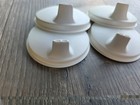 Tupperware Standard Sippy Spout Replacement Lids  White  Lot Of 4 New