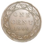 1906 Canada Large 1 One Cent King Edward Vii Km 8