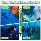 5ft Scuba Surface Marker Buoy  smb  - Heavy Duty 210d Nylon Open Bottom Dsmb    