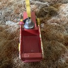 Vintage 1940 Fisher-price  445 Chef Hot Dog Wagon Wooden Pull Toy Rare Pre-war