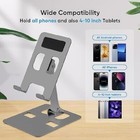 Universal Adjustable Metal Desk Tabletop Phone Ipad Tablet Stand Foldable Lot
