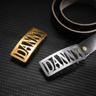Custom Name Hip Hop Belt Buckle With Leather Belt     Personalized Gift