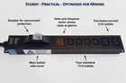 Metered Cryptocurrency Mining Pdu - 4x C13 And 2x C19 Outlets 