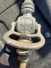 Vintage Elkhart Brass Fire Hose Nozzle Fog Ss Shut Adjustable Firefighter