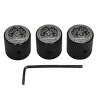 3pack Knurled Volume Tone Control Knob Switch Replacement Cap Electric Guitar K