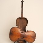  vb282  Antique 3 4 Violin For Parts Or Repair