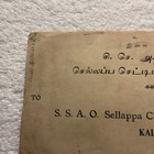 India-1912-rangoon myanmar To Kilanilai india Cover- 01