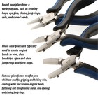 The Beadsmith Ergonomic Nylon Jaw Plier Set  Round  Chain   Flat Nose Pl588-set