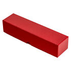 9  Single Row Red Coin Storage Box Cardboard Flip Holder Boxes Premium 2x2x9
