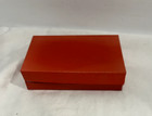 Vintage Folding Opera Glasses Binoculars Burgundy Case Made In Japan 