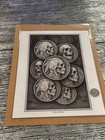 Hobo Nickel Style Skull Art Print  8x10    Real Buffalo Nickel Practice Coin V2