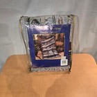 Brand New Vintage Heritage Village Department 56 Throw Blanket Afghan 100 cotton