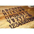 Cast Wrought Iron Black Antique House Door Alphabet 26 Letters   10 Numbers