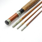 Vintage Unmarked Bamboo Fly Fishing Rod  Heddon  8    6     5-6wt  W  Tube   Sock 