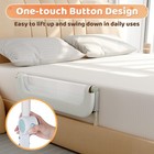 Bed Guard Rail For Toddlers - 32inch Folding Up   Adjustable Heights Baby Bed   