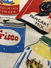 Vintage Leacock Linen Kitchen Tea Towel Pancakes Flowers Laundry Soap Frisco