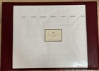 Pottery Barn Leather Desk Pad W  New Calendar Insert Burgundy 25    X 18   