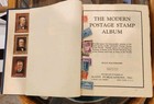1949 Modern Postage Stamp Album With Stamps  hardcover 