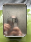 Vintage Metal Box Heart   s   Rainbow With Matching Memo Paper 1980s