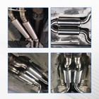 2 5 Inch Inlet 4 0 Inch Outlet Exhaust Muffler 2 5  2 5 Inlet 4 Outlet No Burnt