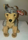Ty Beanie Baby Sarge German Shepherd Dog  6 Inch  Mwmts Plush Stuffed Animal Toy