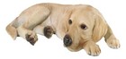 Large Realistic Sleeping Yellow Labrador Retriever Statue 21 h Golden Retriever