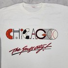 Vintage Chicago Shirt Men Medium Single Stitch Windy City Football Hockey Adult
