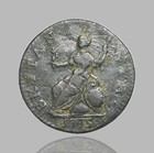 Great Britain  King George Iii  Copper Farthing  1775  Used In North America
