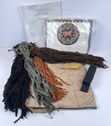 Yankee Peddler Horsefire 14  Round Burlap Primitive Rug Hook Kit Tool Complete
