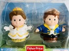 New Fisher Price Little People Belle   Prince Adam Disney Princess Figures