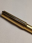 S t  Dupont - Luxury Fountain Pen- Gold Plated Striped - Black Clip
