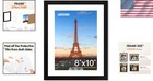 8x10 Picture Frame 1 Pack  Photo Frame With Hd Plexiglass  Display Pictures