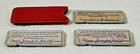 3 Vintage Credit Card charge Plate For Member Stores  Lit Brothers Leather Case