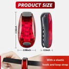 1-4pcs Night Safety 5 Led Light Strobe Waterproof Running Cycling Warning Lamp