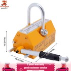 1000kg 2200lbs Metal Lifting Magnet Hoist Shop Crane Steel Plate Magnetic Lifter