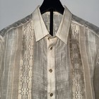 Men   s Traditional Barong Tagalog  Large   Off White