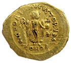 518-527 Ad Gold Byzantine Empire Justinian I Av Tremissis Ngc Choice Xf