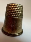 Vintage Ez Brass Sewing Thimble