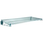24  X 60  Wall Mount Green Epoxy Wire Shelf Rack Commercial Restaurant Pot Nsf