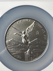 2019 5oz Mexico Libertad Onza Ngc Ms70 Antique Finish Silver