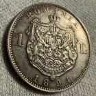 1 Leu 1894 Romania Km 24