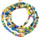 Rare Mix Of Ghana Antique Beads From Africa Glass African Trade Beads-4468