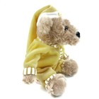 Fao Schwarz Teddy Bear Plush Sleepy Time Saturday Yellow Pajamas Stuffed Toy
